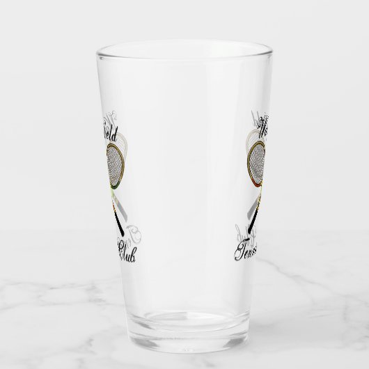 Tennis Pint Glass Glas (Rechts)