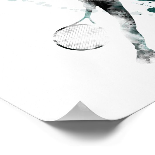 TENNIS PLAYER 3 - Poster (Coin)