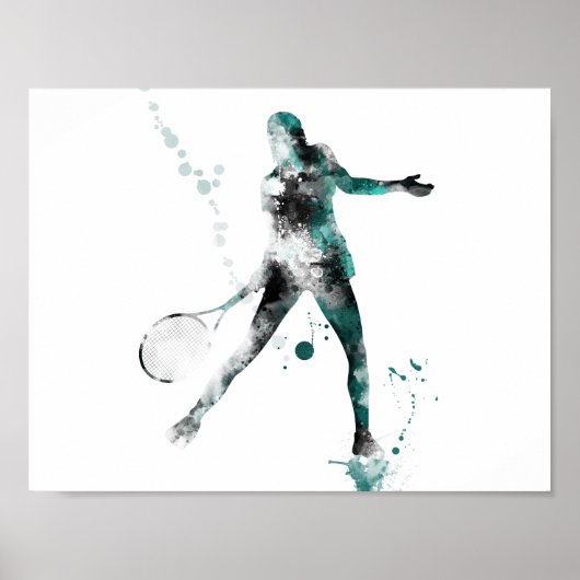 TENNIS PLAYER 3 - Poster (Voorkant)