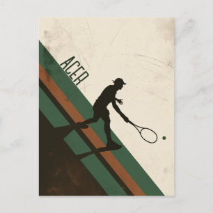 Tennis Player Briefkaart