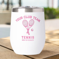 Tennis Player Club Teamnaam Gepersonaliseerd