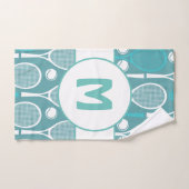 Tennis Player Coach - Aangepast cadeau-monogram Bad Handdoek (Handdoek)