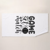 Tennis Player | Game Set Match Badhanddoek (Badhanddoek)