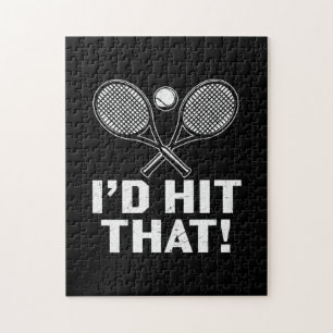 Tennis Player Ik hoop dat Legpuzzel