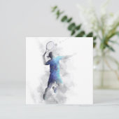 TENNIS PLAYER - Invitation (Debout devant)