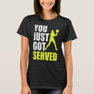 Tennis Player Je hebt net een Servische Joke Fun G T-shirt