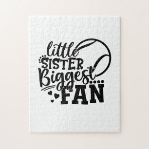 Tennis Player Kleine zuster Bigst Fan Tennis Legpuzzel