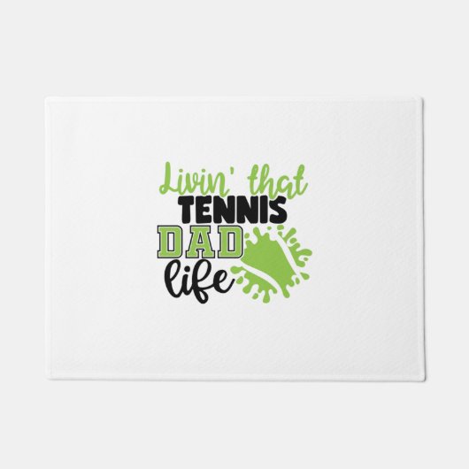 Tennis Player | Levensduur van Tennis-pap Deurmat (Voorkant)