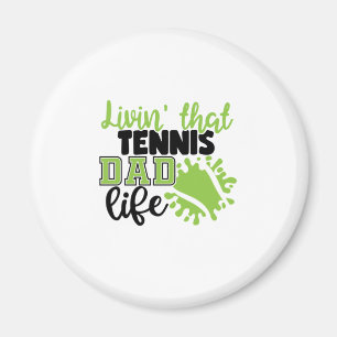 Tennis Player Levensduur van Tennis-pap Magneet