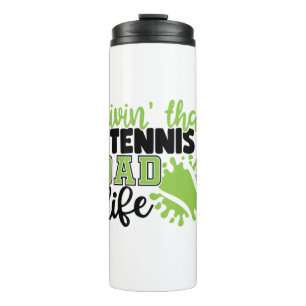 Tennis Player Levensduur van Tennis-pap Thermosbeker