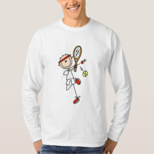 Tennis Player met Racquet Tshirts en cadeaus