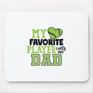 Tennis Player Mijn favoriete speler noemt me pap Muismat