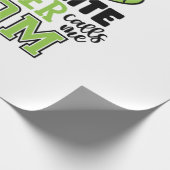 Tennis Player | Mijn favoriete speler roept me mam Cadeaupapier (Hoek)