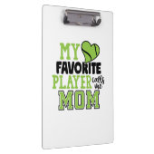 Tennis Player | Mijn favoriete speler roept me mam Klembord (Rechts)