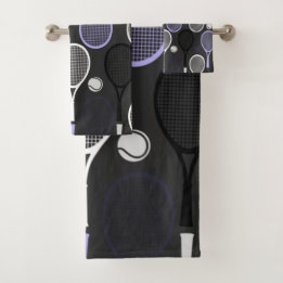 Tennis Player Name Letters Personalized Sport Team Bad Handdoek