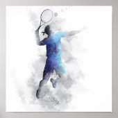 TENNIS PLAYER - Poster (Voorkant)