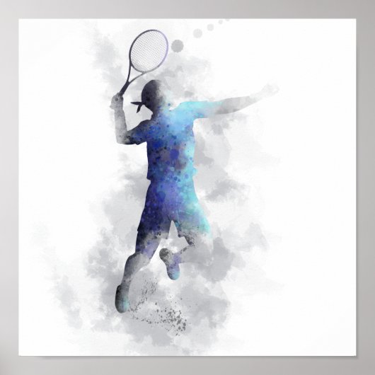 TENNIS PLAYER - Poster (Voorkant)