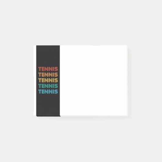 Tennis Post-it® Notes (Voorkant)