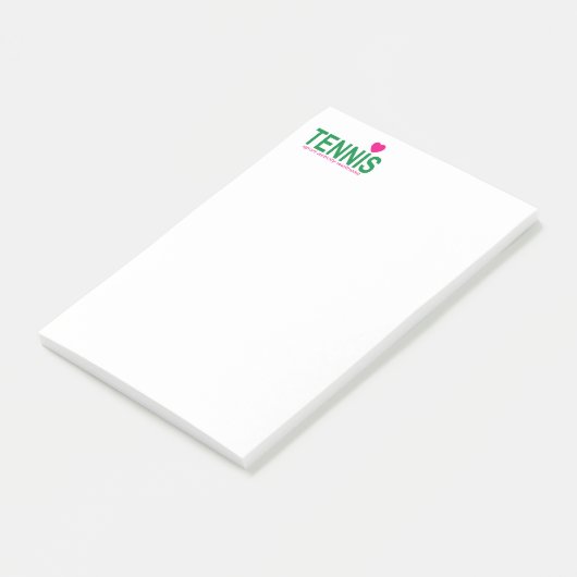 Tennis Post-it® Notes (Schuin)