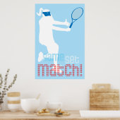 Tennis Poster - Game Set Match! (Keuken)
