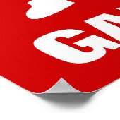 Tennis-poster met aangepaste offerte | Game on Poster (Hoek)