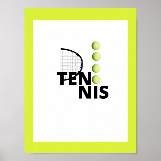 TENNIS-POSTER POSTER (Voorkant)
