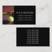 Tennis Pro Visitekaartje (Voorkant / Achterkant)