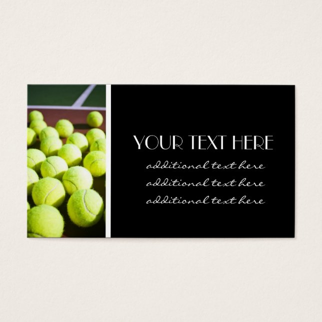 Tennis Pro Visitekaartje (Voorkant)