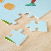 Tennis Puzzles voor Tennis Player Legpuzzel (Zijkant)