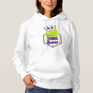 Tennis Queen - Court Style voor Racket Royals Hoodie