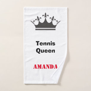 Tennis queen moderne personnalisation texte avec c