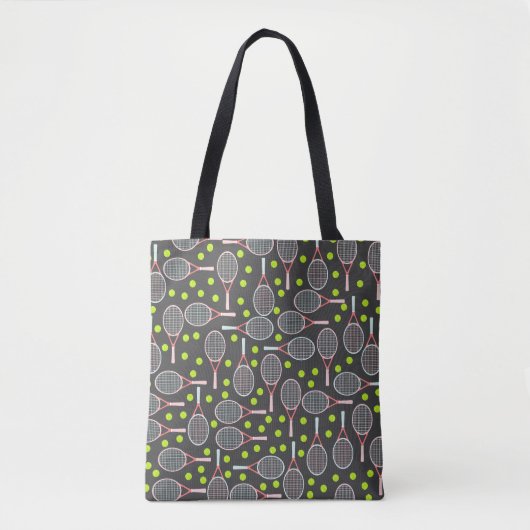 Tennis Racket Canvas tas (Voorkant)