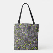 Tennis Racket Canvas tas (Achterkant)