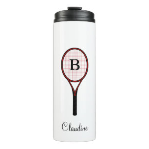 Tennis Racket Design Travel Mug Thermal Tumblers Thermosbeker
