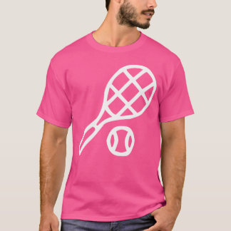 Tennis Racket en Ball T-shirt