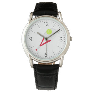 Tennis racket en tennisbal horloge