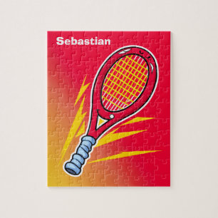 Tennis Racket Legpuzzel