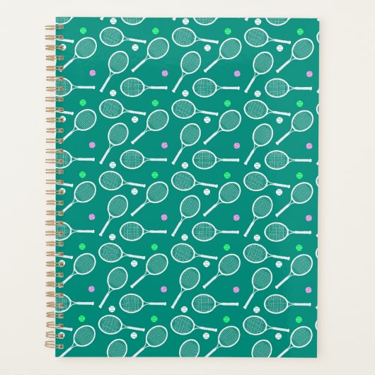 Tennis Racket Motif Green (Devant)