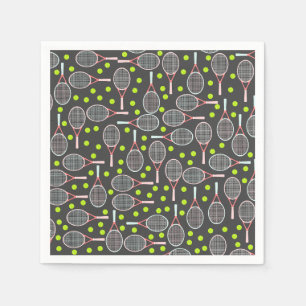 Tennis Racket Paper Napkins Servet