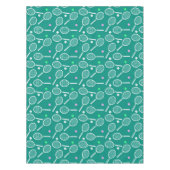 Tennis Racket Pattern Green Tafelkleed (Voorkant)
