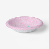 Tennis Racket Pattern Pastel Pink Papieren Kommen (Gebogen)