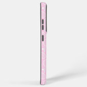 Tennis Racket Pattern Pastel Pink Samsung Galaxy Hoesje (Rechterkant)