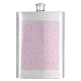 Tennis Racket Pattern roze Flacon