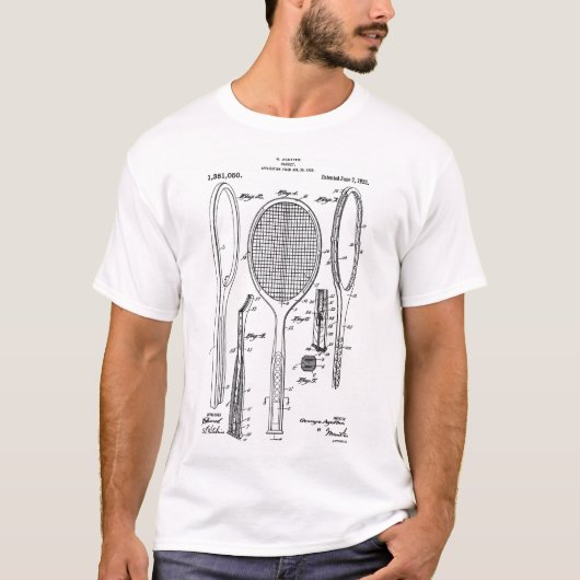 Tennis Racket T-shirt (Voorkant)
