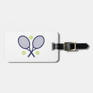 Tennis Rackets Bagagelabel