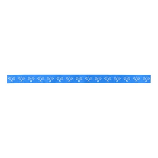 Tennis Rackets Blue Backgroud Lint (Voorkant)