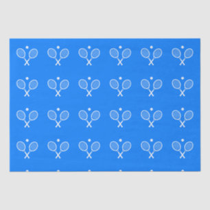 Tennis Rackets Blue Background Tissuepapier