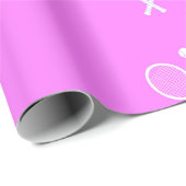 Tennis Rackets en Ball Cadeaupapier (Rol Hoek)