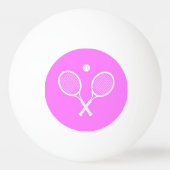 Tennis Rackets en Ball Ping Pong (Achterkant)