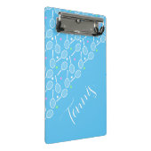 Tennis Rackets en Balls Sky Bleek Blue Mini Klembord (Schuin)